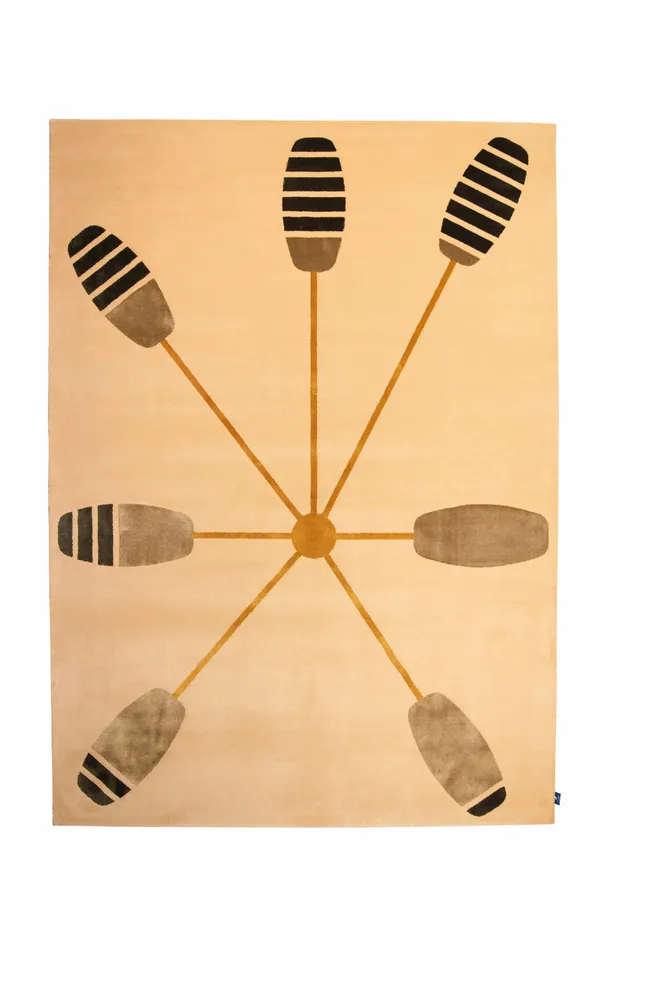 Tapis design - Tapis design sur mesure Scenery - Tinged Leaves - SOFTICATED