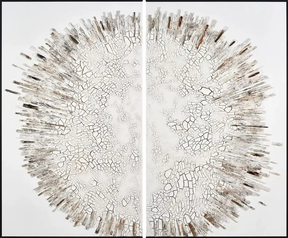 Services - 'Diptyque Ícaro' - Œuvre Originale - 240x200cm - PERSPECTIVA 10