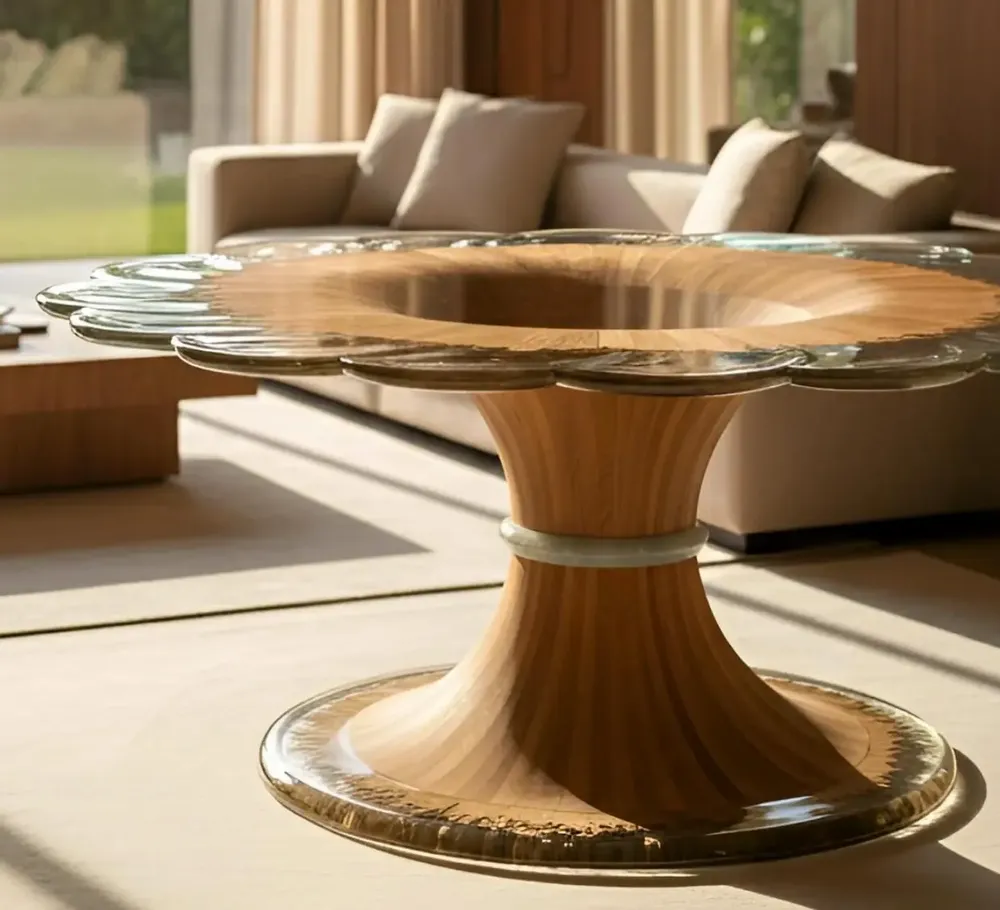 Autres tables  - Table VIBRATION  - Collection RÉSONANCE - MEUBLES THOURET