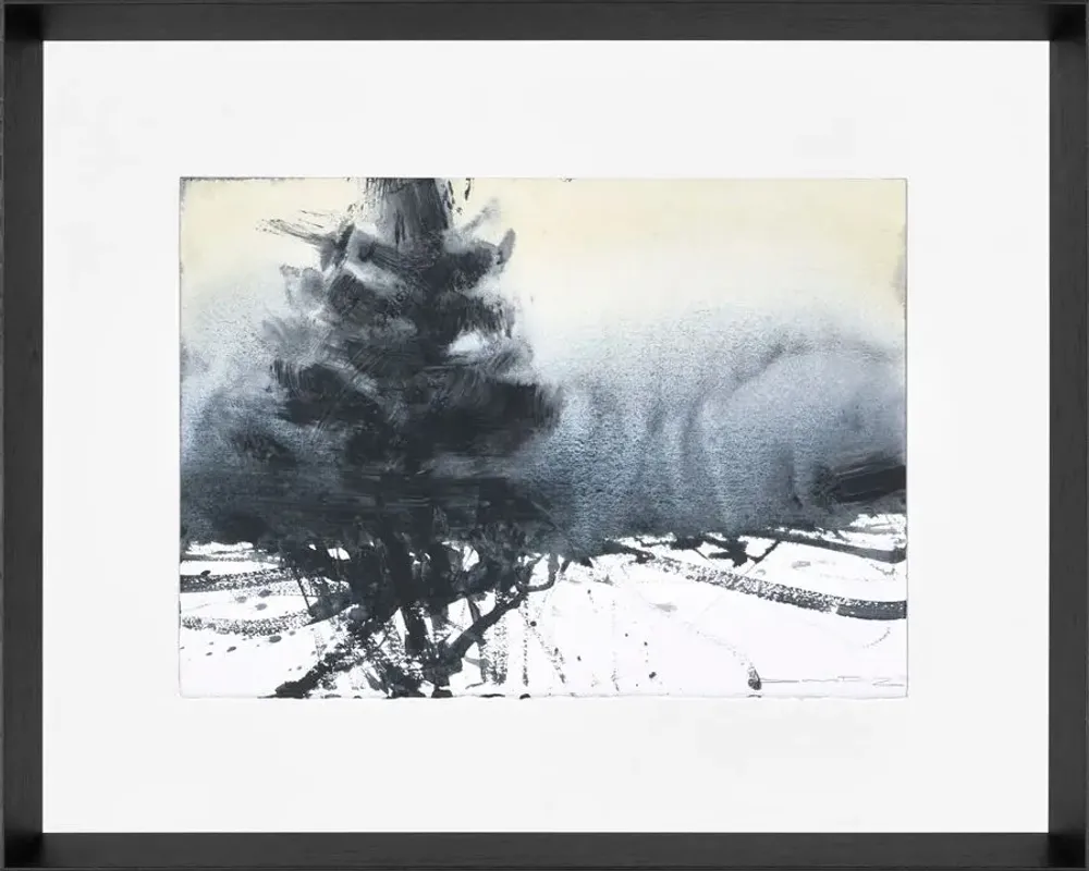 Services - 'Atmósferas 01 Grises' - Œuvre Originale - 75x60cm - PERSPECTIVA 10