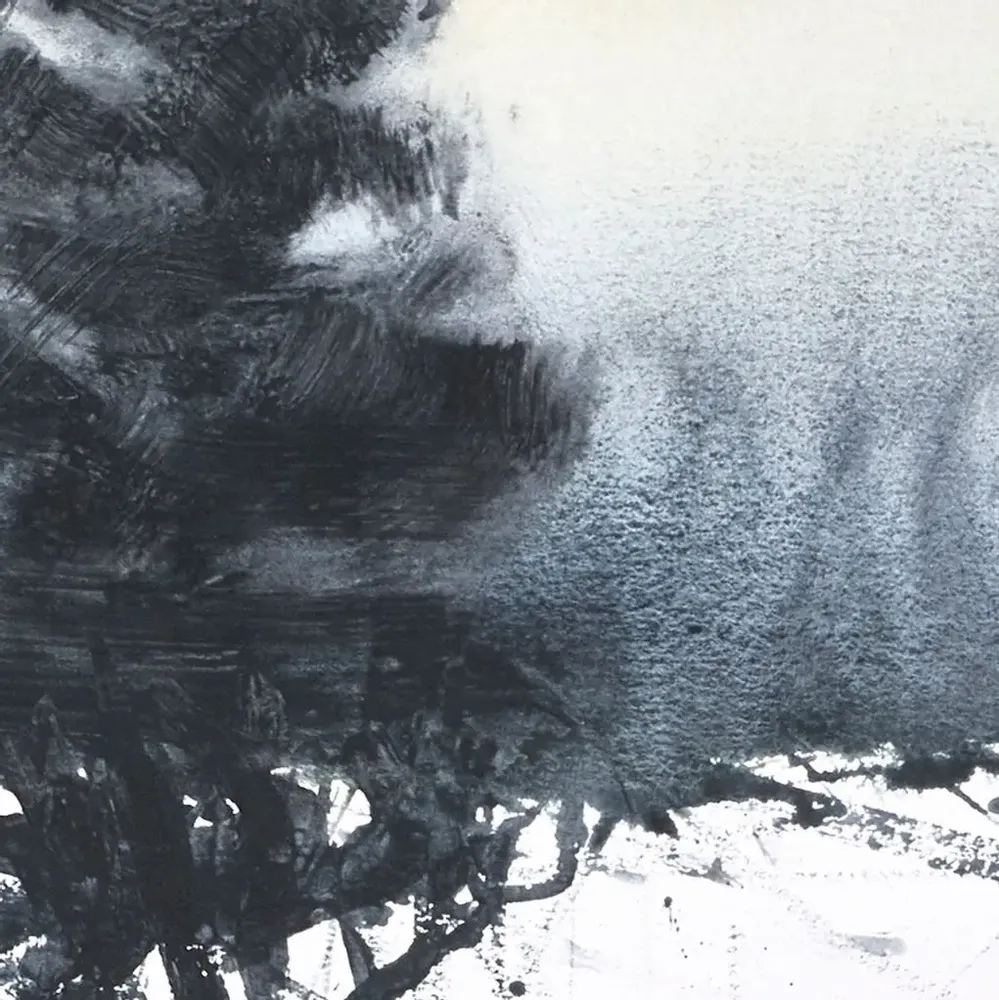 Services - 'Atmósferas 01 Grises' - Œuvre Originale - 75x60cm - PERSPECTIVA 10