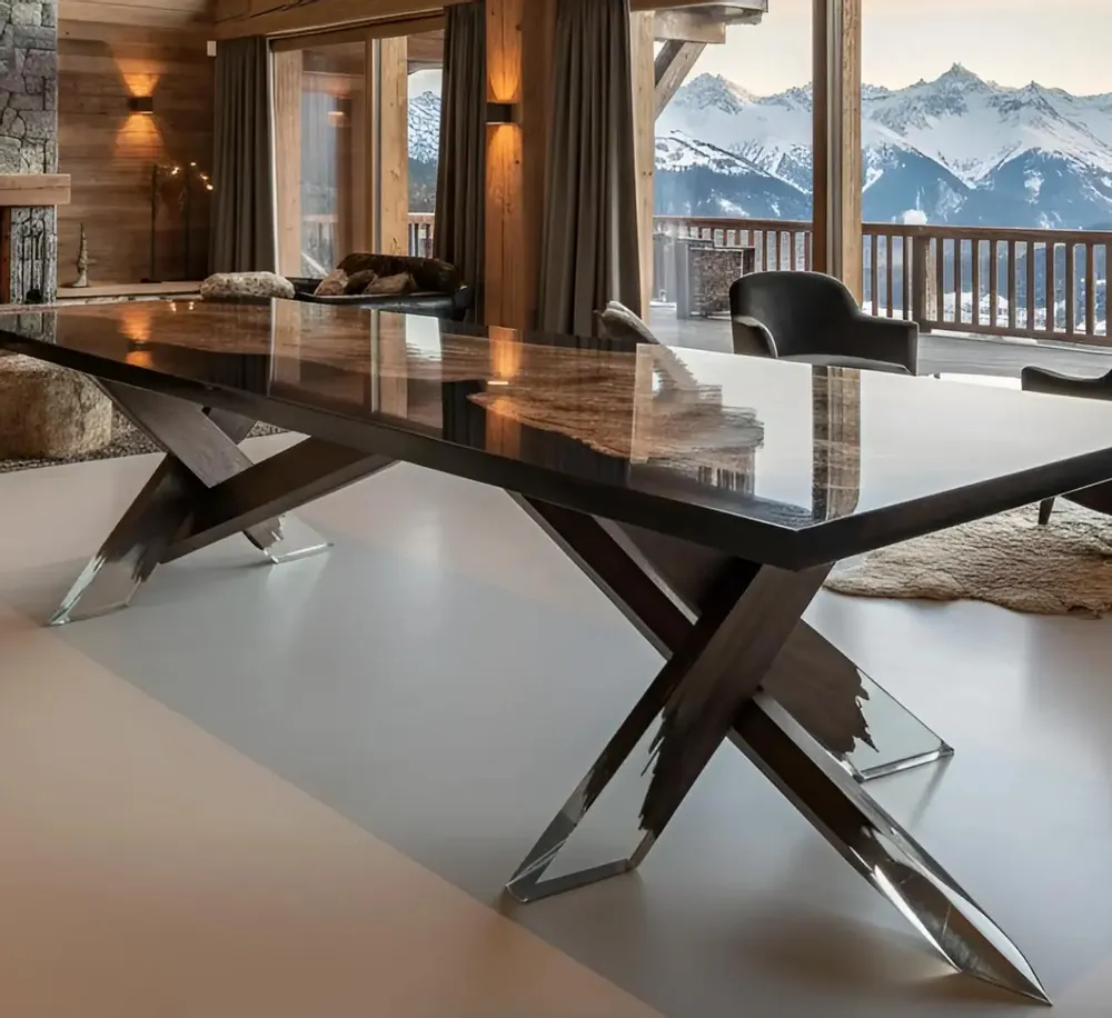 Tables Salle à Manger - Table MAGMA - Collection ÉCRIN - MEUBLES THOURET