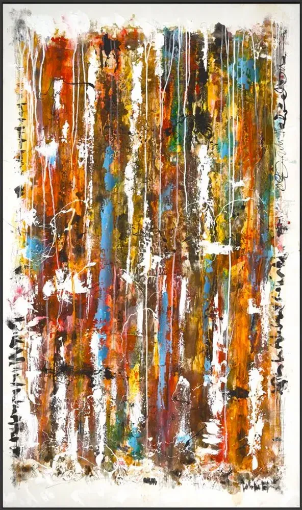 Services - 'Arinaga' - Original artwork - 100x170 cm - PERSPECTIVA 10