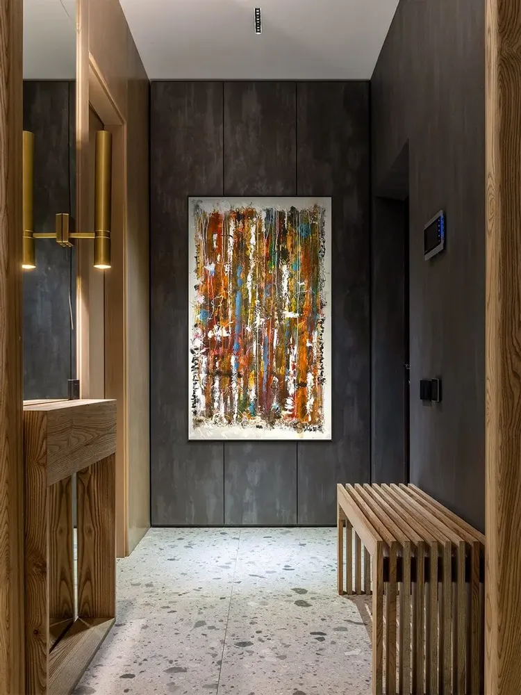 Services - 'Arinaga' - Original artwork - 100x170 cm - PERSPECTIVA 10