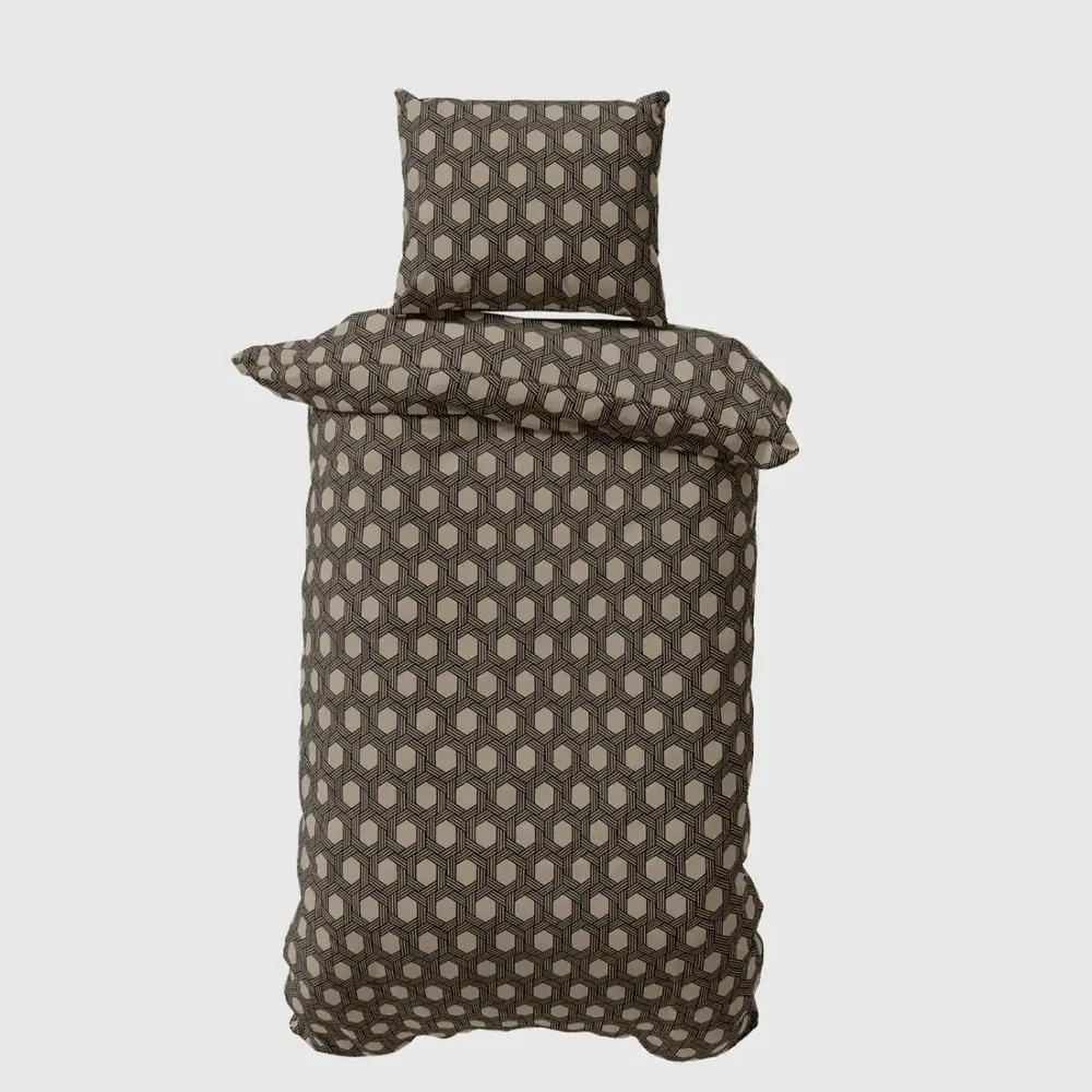 Linge de lit - Parure de lit simple, 100 % satin de coton, Carero - DILIOS