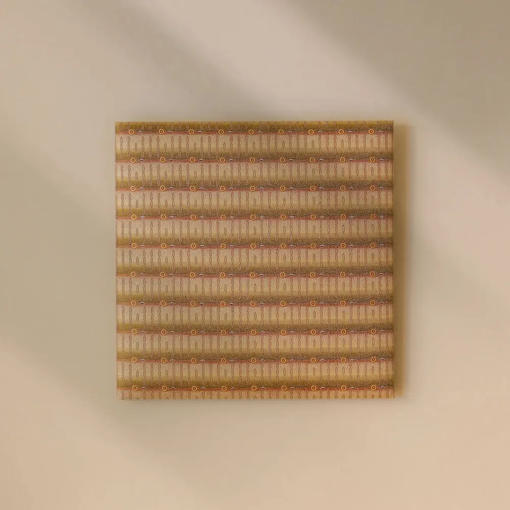 Wall ensembles - WallArt / Nishijin-ori Fabric Embellished with Urushi - YASIMA