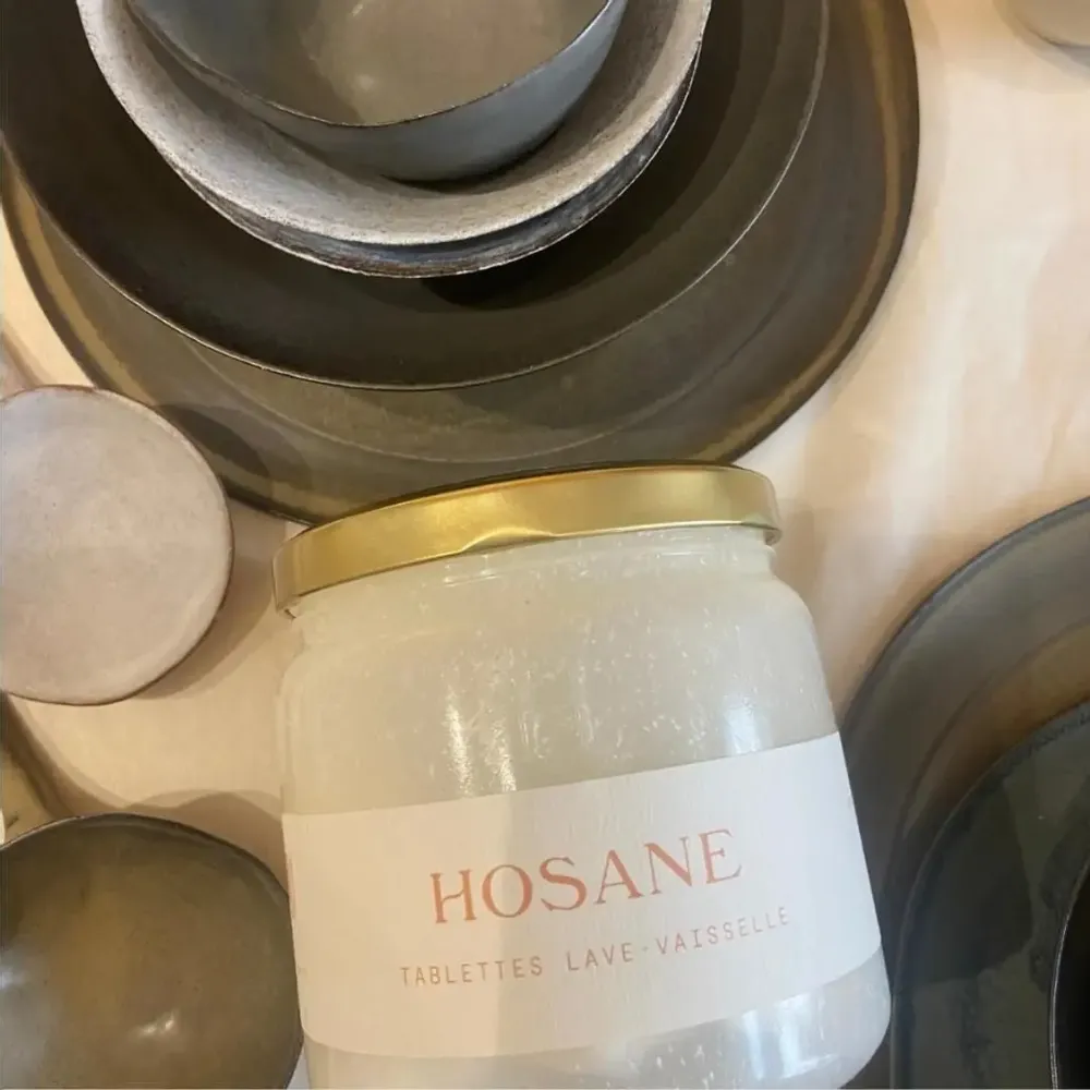 Savons - Pot de tablettes lave-vaisselle – Rechargeable & naturelles - HOSANE