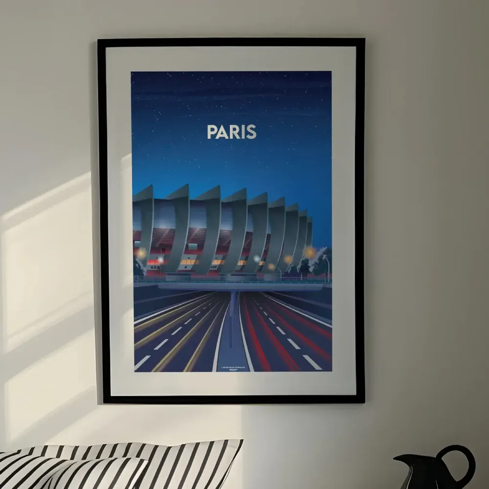 Poster - Paris - Parc des Princes Soccer Poster - L'AFFICHEUR FRANÇAIS