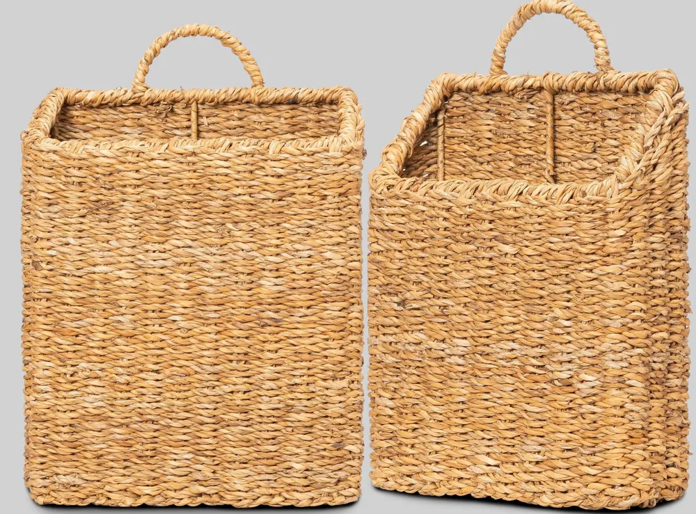 Homewear textile - Collection de paniers en jonc de mer et en jute - ECONEST