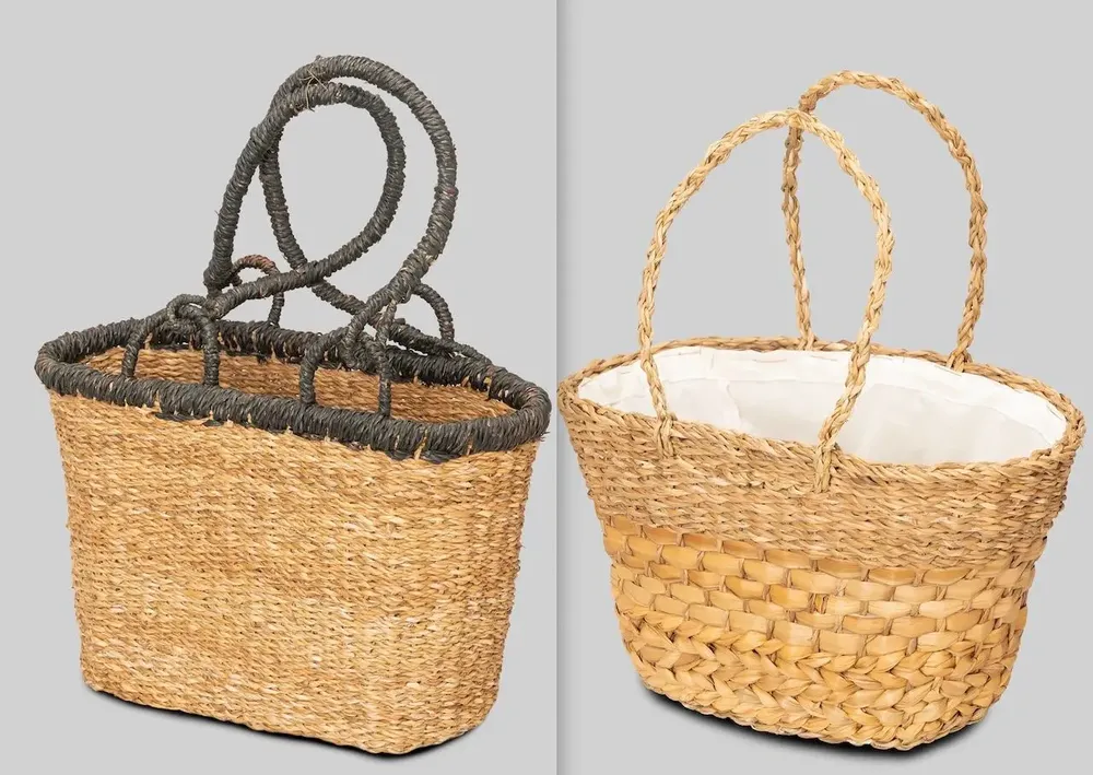 Paréos pour enfants - Handwoven Seagrass & Jute Basket – Kids & Pet Accessories - ECONEST