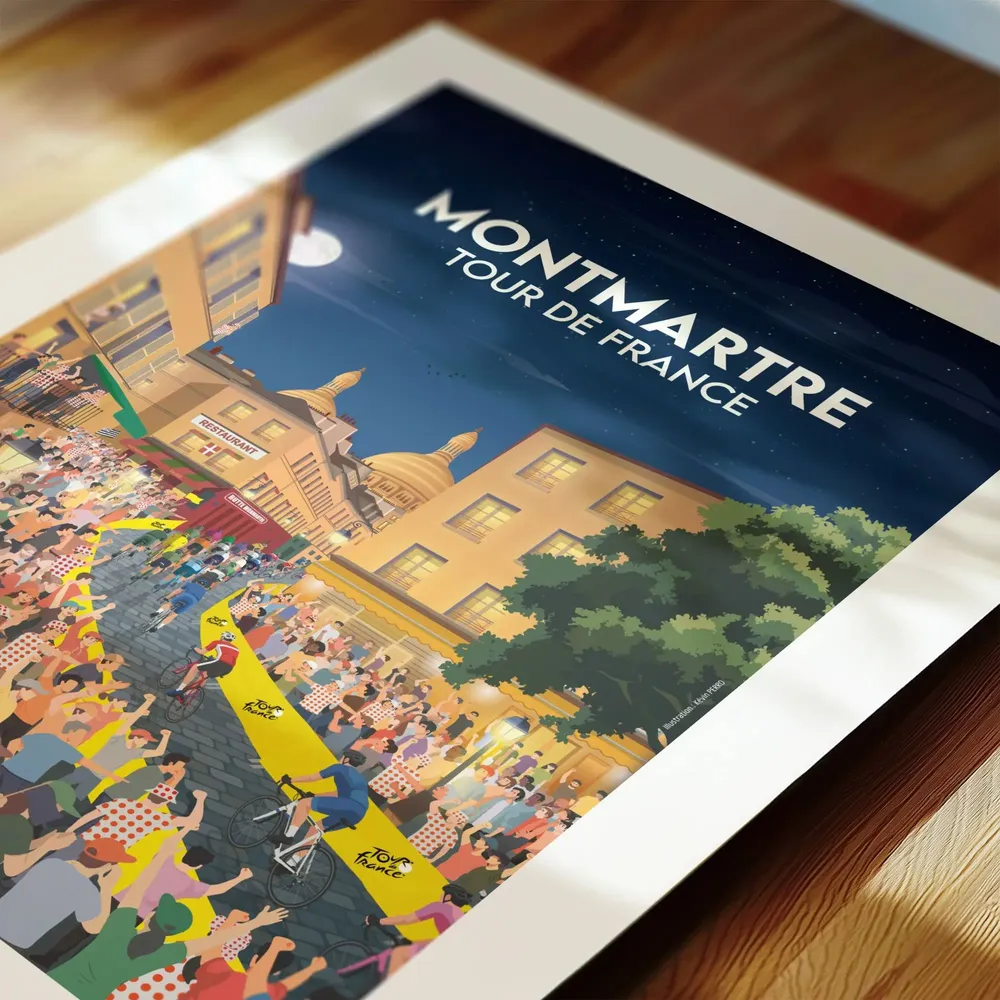 Poster - Tour de France - Montmartre poster - L'AFFICHEUR FRANÇAIS