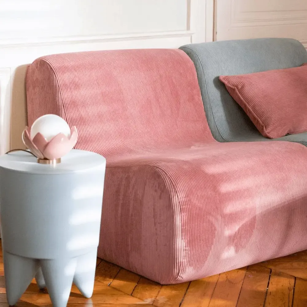 Armchairs - POP modular armchair (pink) - MAISON JEUDI