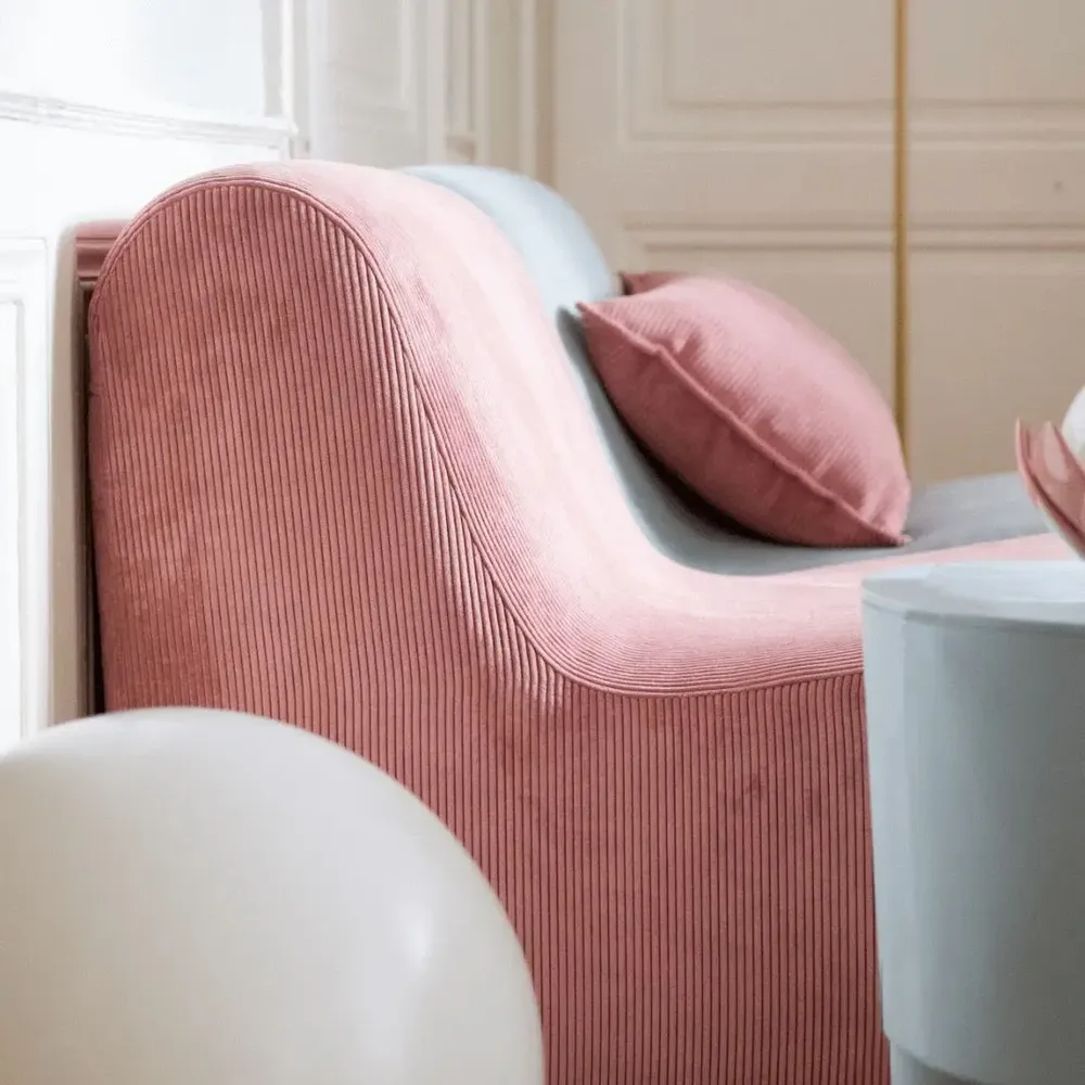 Armchairs - POP modular armchair (pink) - MAISON JEUDI
