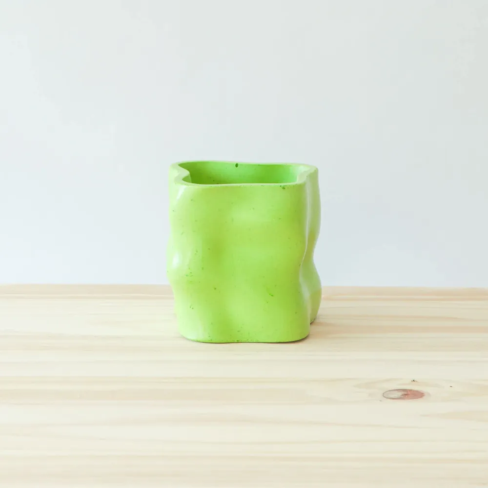 Design objects - Green Pitchoun pot - MEEMO STUDIO