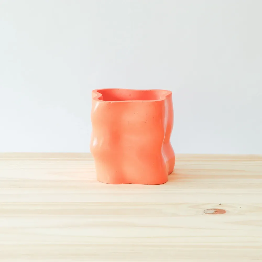 Design objects - Orange Pitchoun pot - MEEMO STUDIO