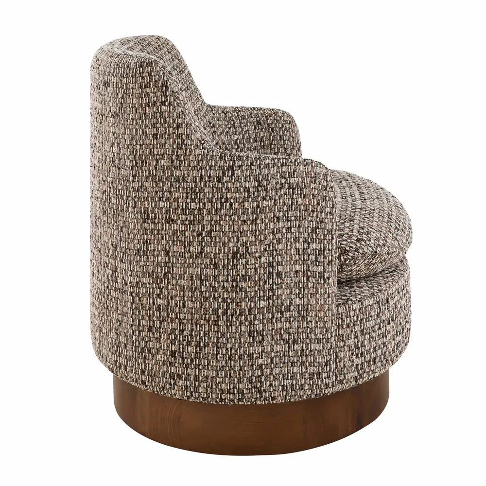 Fauteuils - Fauteuil pivotant Sinclair tweed - SIGNATURE MOBILIER ET DÉCORATION