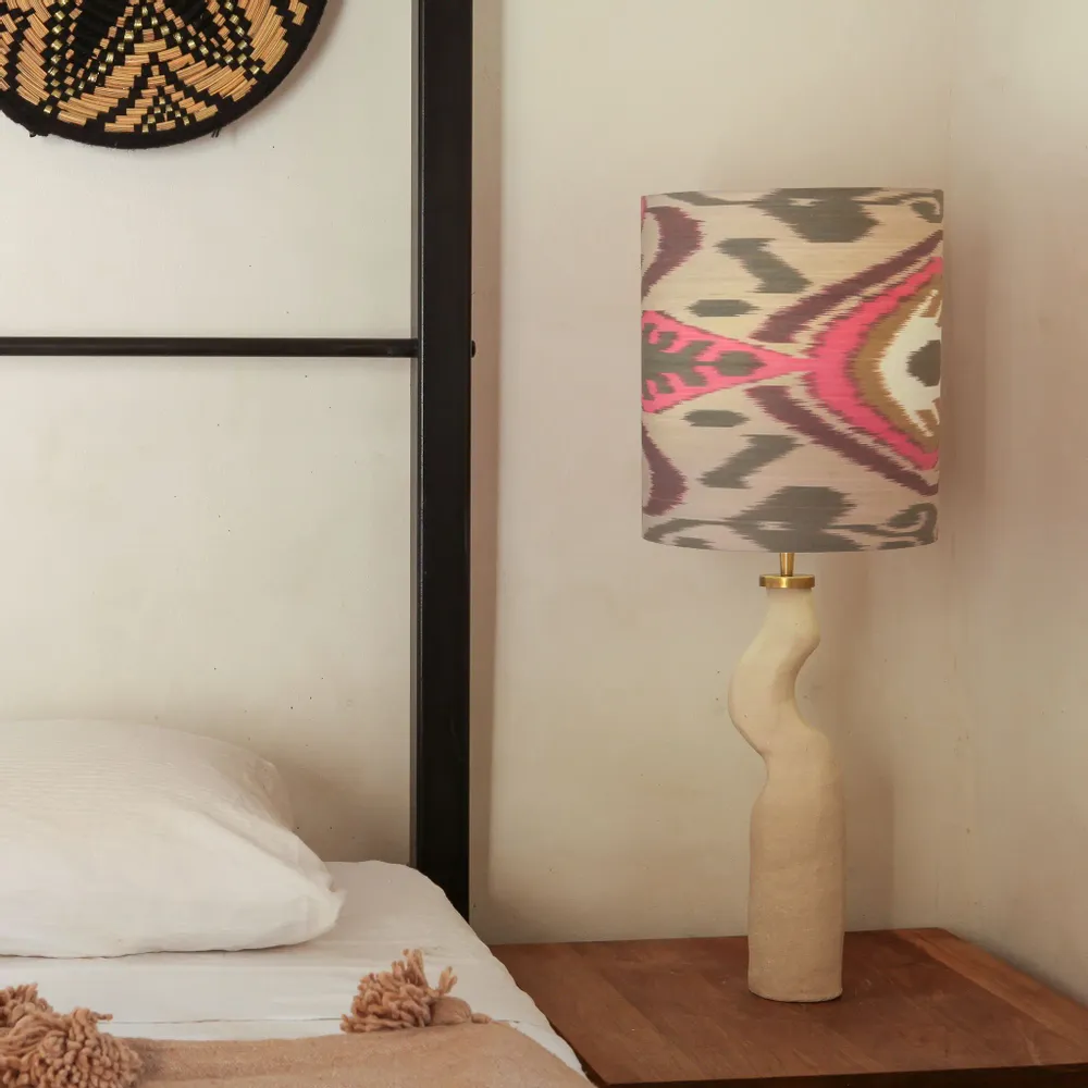 Lampes de table - Flamenco ceramic table lamp unique piece handmade - STUDIO WILD ORANGE