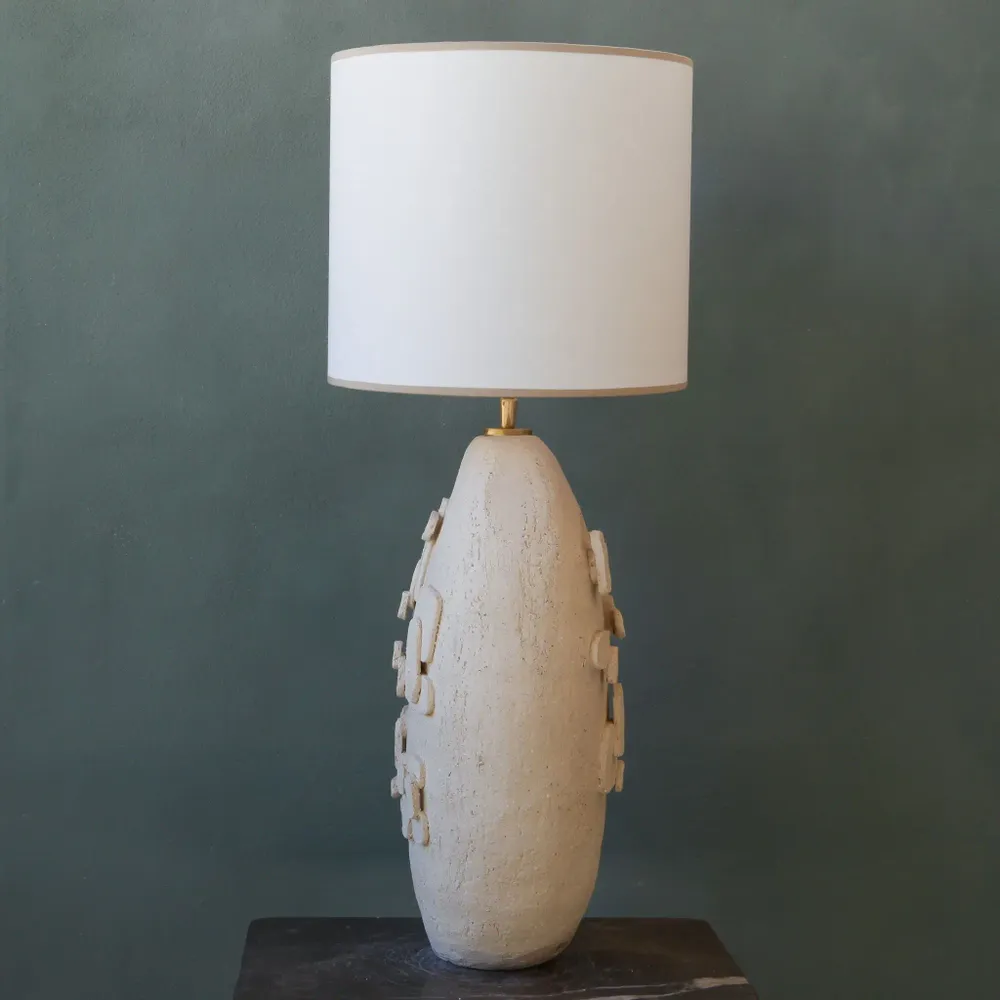 Table lamps - Fragments handmade ceramic tablelamp natural style - STUDIO WILD ORANGE