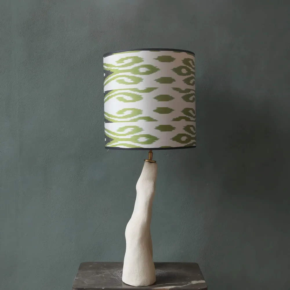 Lampes de table - Lampe inférieure en céramique fabriquée à la main, pièce unique - STUDIO WILD ORANGE