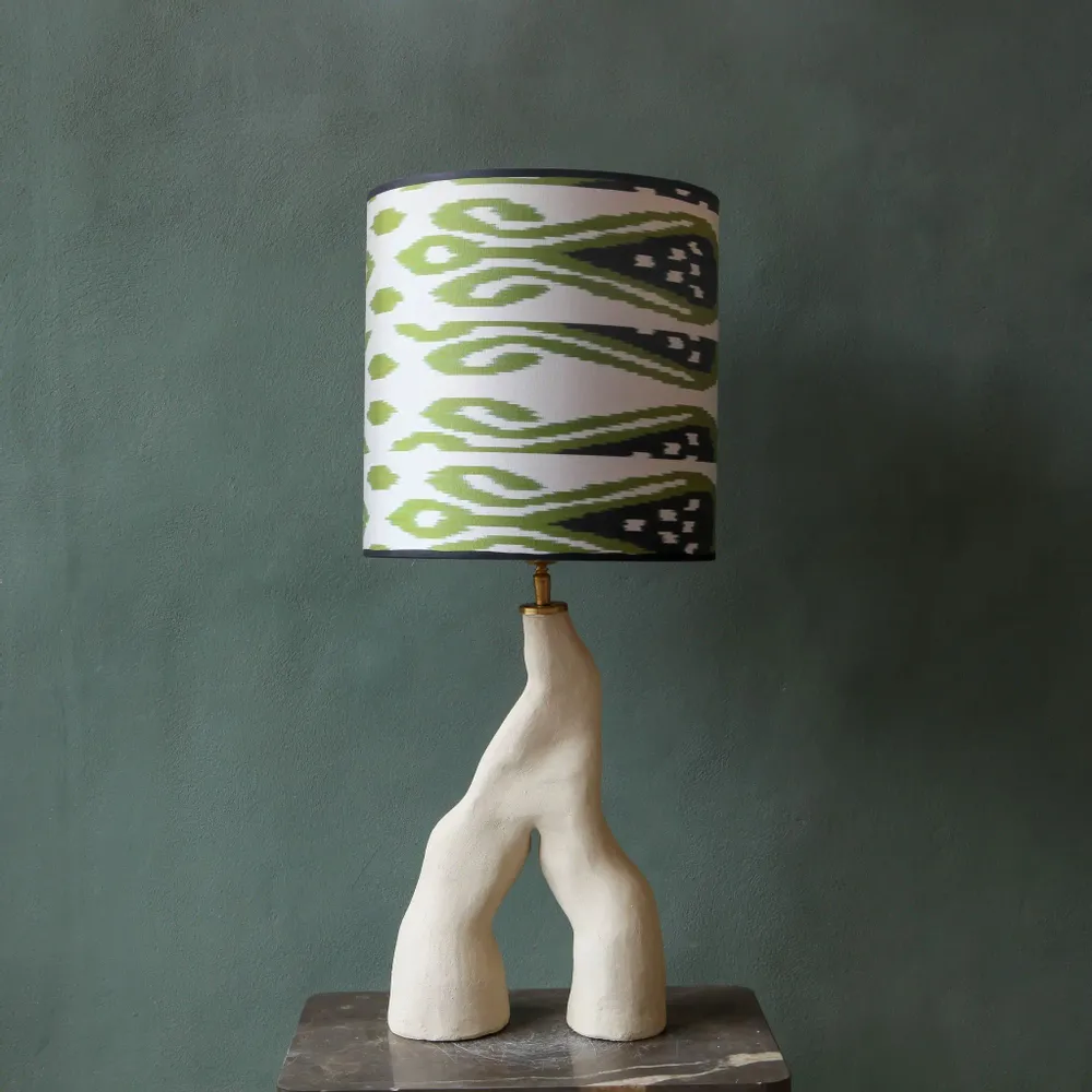 Lampes de table - Lampe inférieure en céramique fabriquée à la main, pièce unique - STUDIO WILD ORANGE