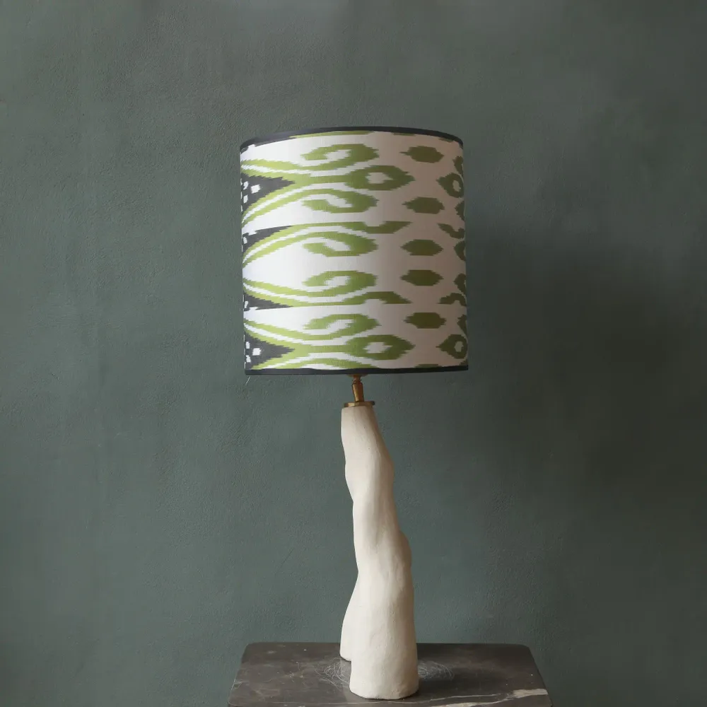 Lampes de table - Lampe inférieure en céramique fabriquée à la main, pièce unique - STUDIO WILD ORANGE