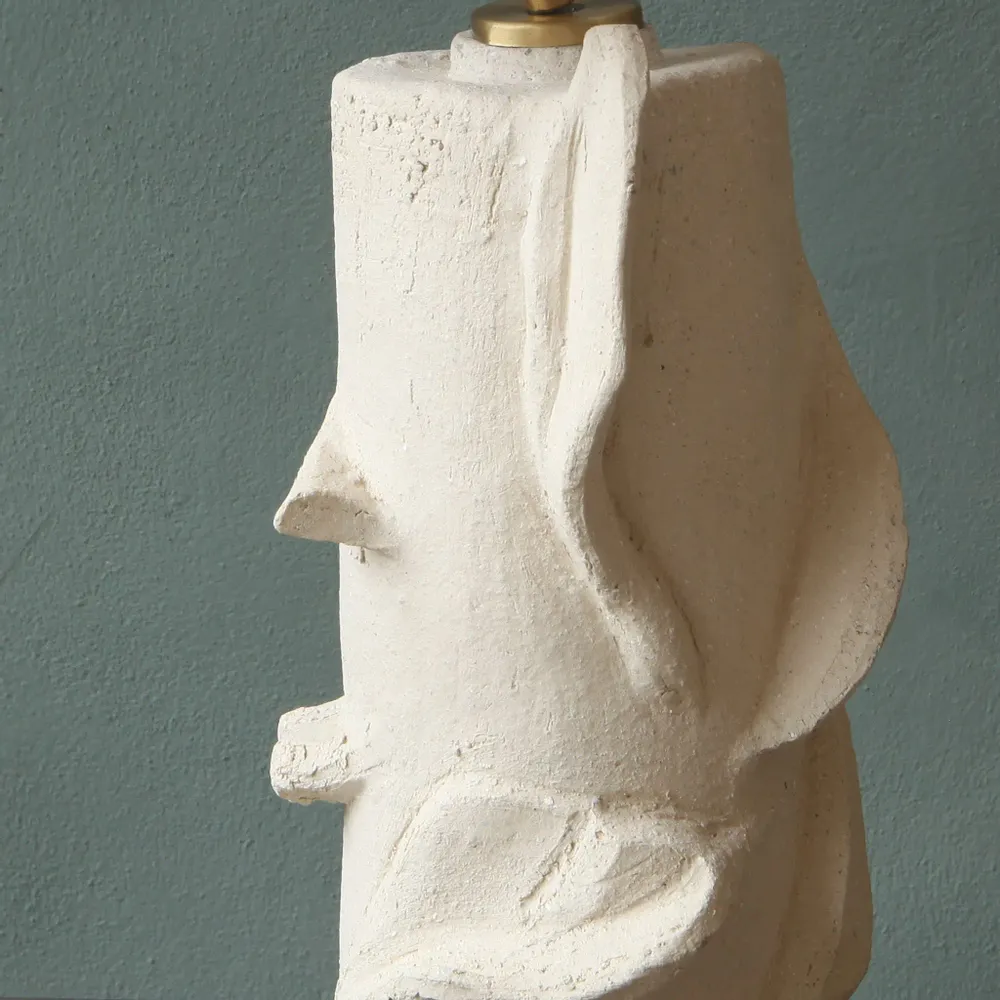 Table lamps - Round handmade ceramic table lamp - STUDIO WILD ORANGE