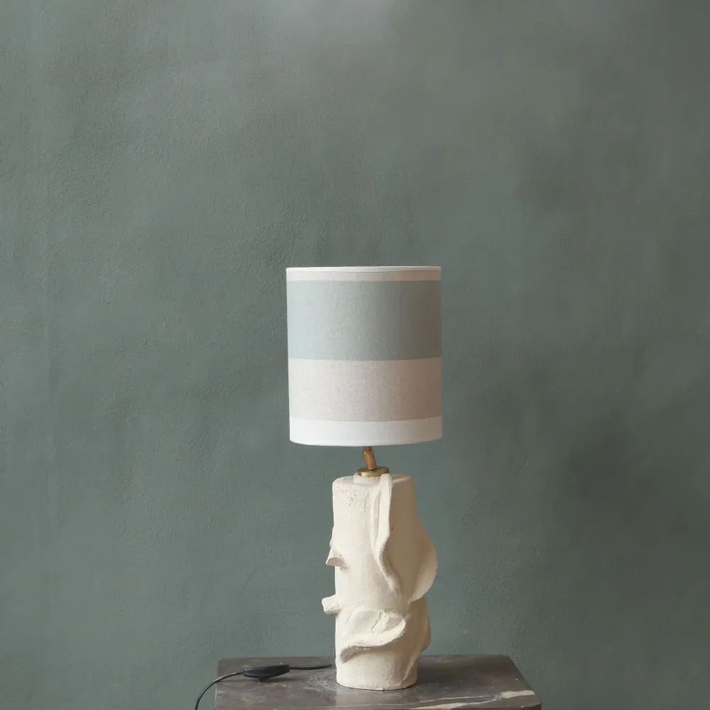 Table lamps - Round handmade ceramic table lamp - STUDIO WILD ORANGE