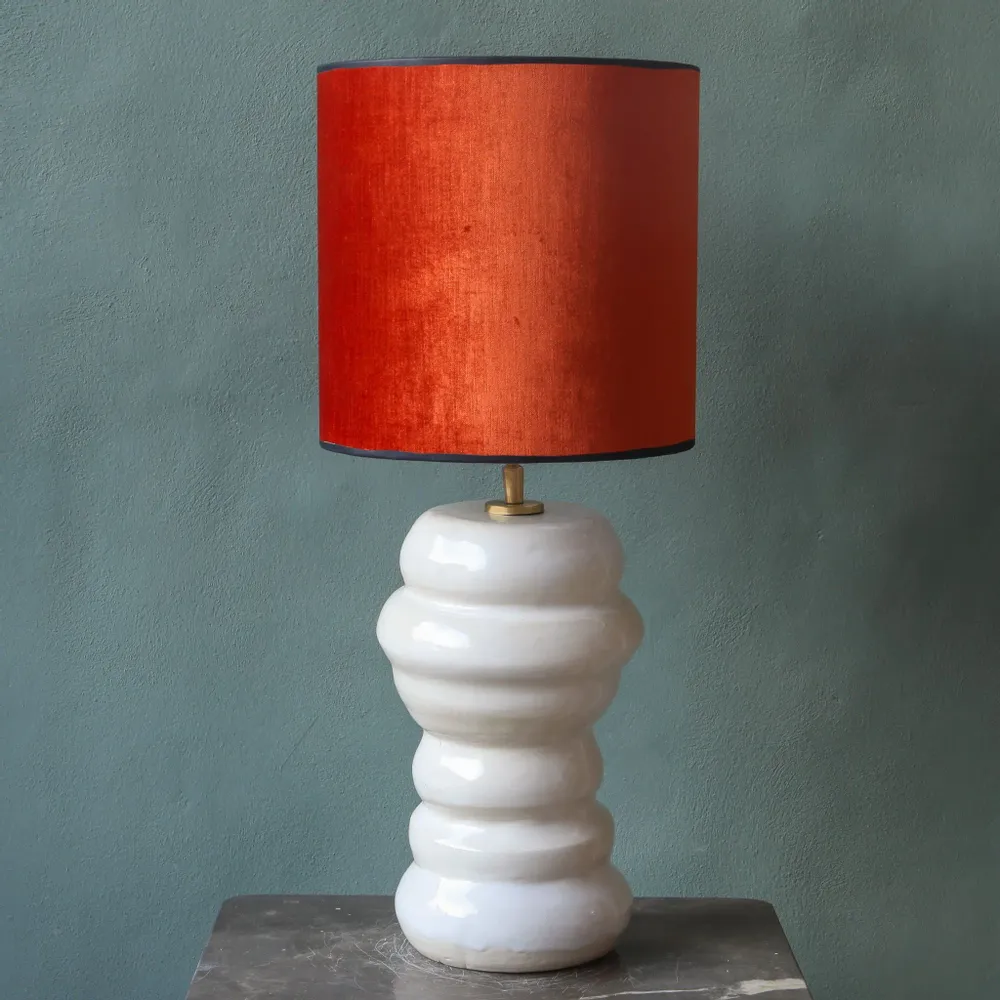 Table lamps - Bubbles handmade ceramic table lamp - STUDIO WILD ORANGE