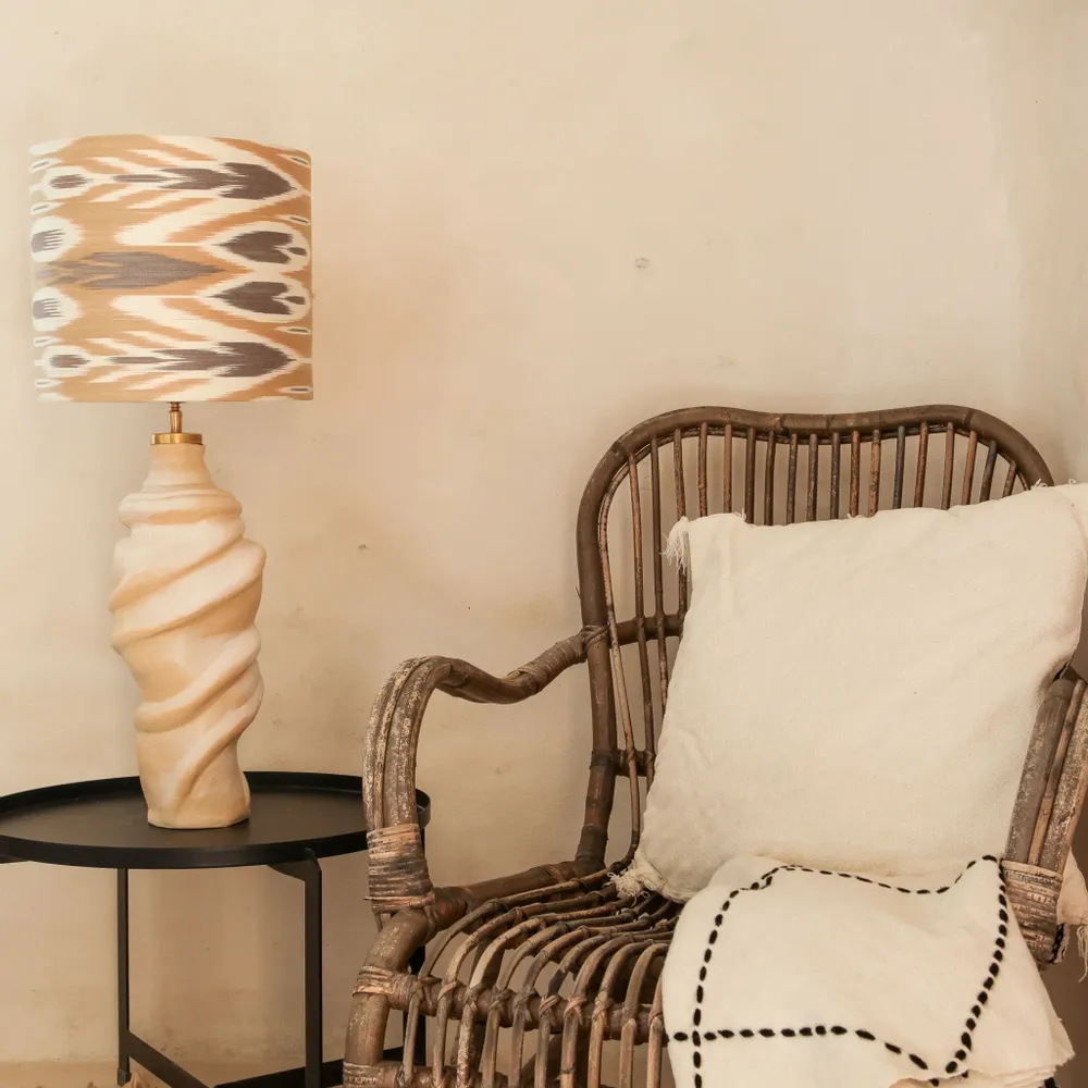 Table lamps - Embrace ceramic lamp unique piece handmade - STUDIO WILD ORANGE