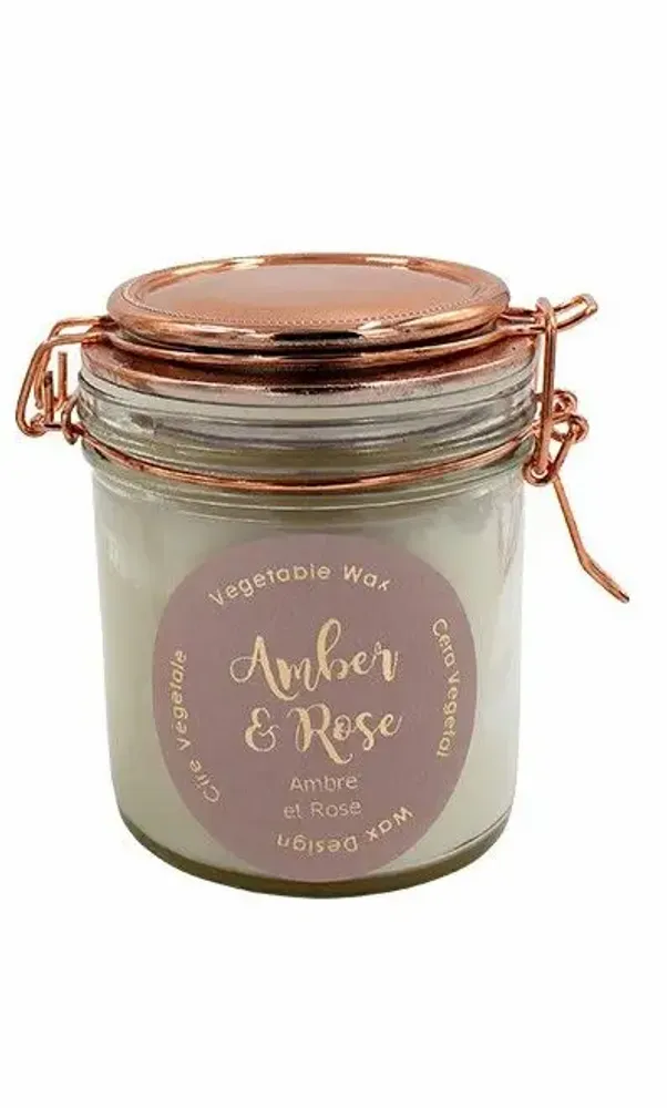 Bougies - Bougie parfumée de Noël en céramique avec dessus en cuivre taille M - WAX DESIGN - BARCELONA