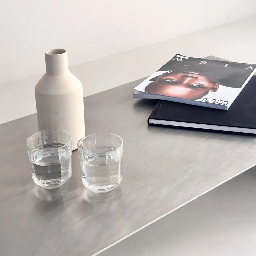 Coffee tables - Matted Aluminium Coffeetable - CASE STUDIOS