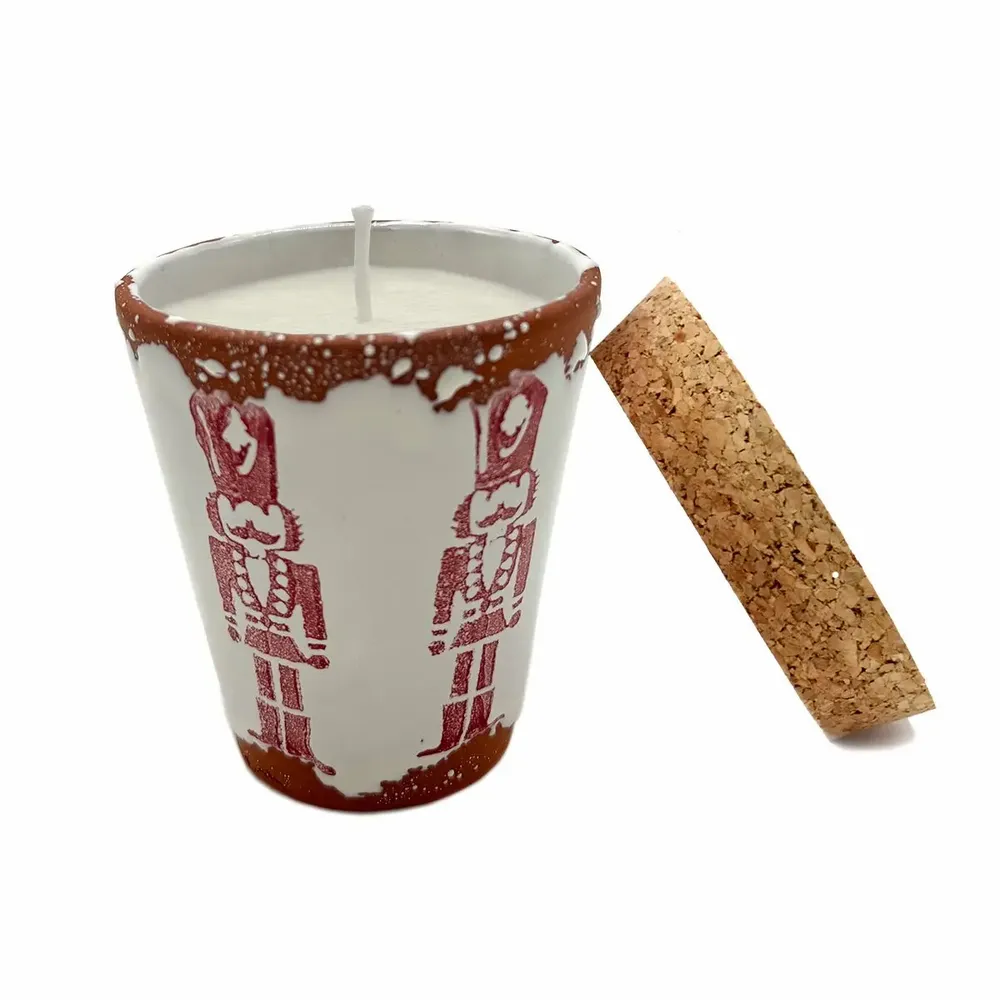 Bougies - Bougie parfumée en céramique Casse-Noisettes de Noël taille S - WAX DESIGN - BARCELONA