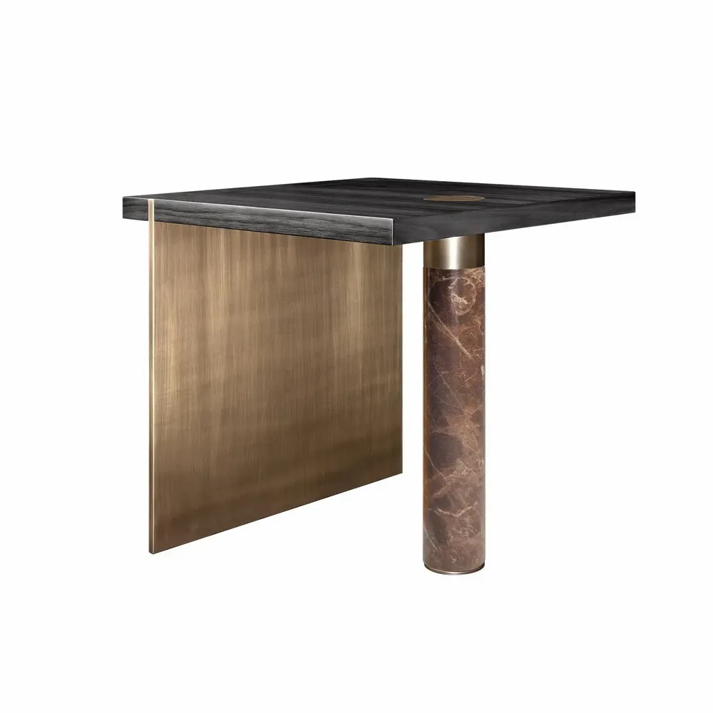 Tables Salle à Manger - Table d'appoint Lakewood fabriquée à la main au Portugal par Porus Stu - PORUS STUDIO