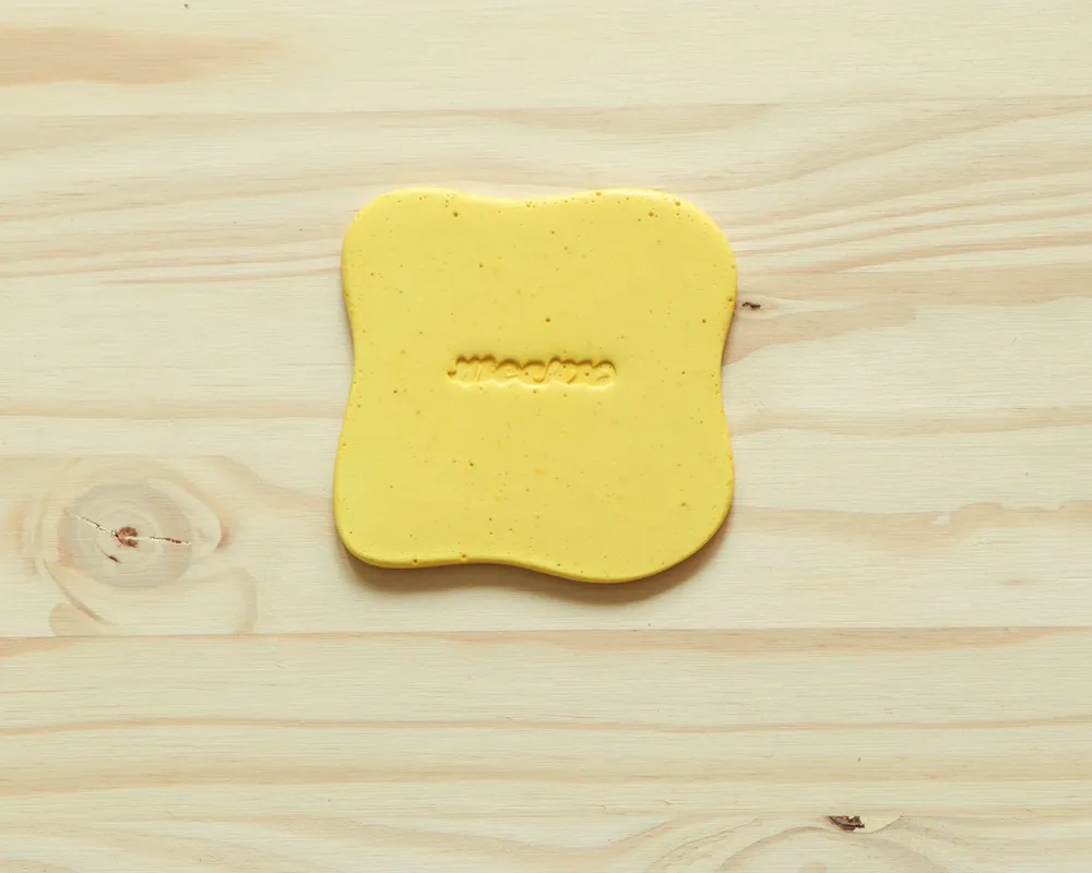 Table mat - Set of 4 yellow Galet coasters - MEEMO STUDIO