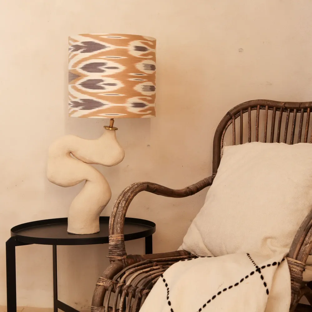 Table lamps - Olive tree handmade ceramic table lamp - STUDIO WILD ORANGE