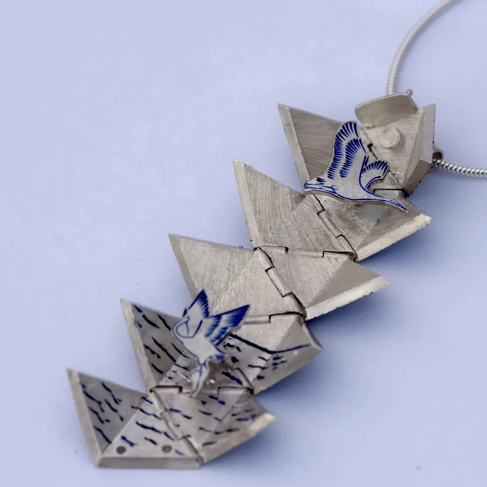 Jewelry - origami pendant - SOPHIE AUTARD