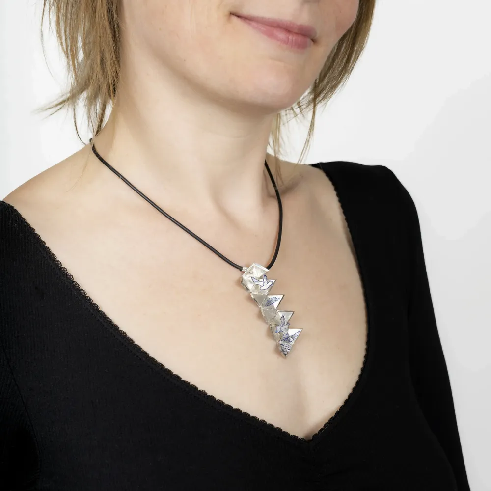 Jewelry - origami pendant - SOPHIE AUTARD