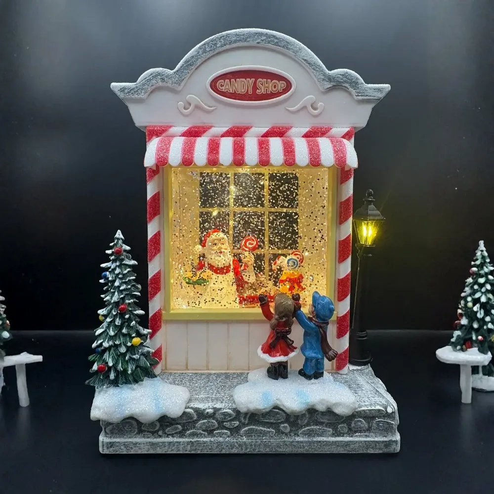 Autres décorations de Noël - Boutique de Confiseries de Noël LED – Père Noël & Enfants - BLUE STAR B.V.