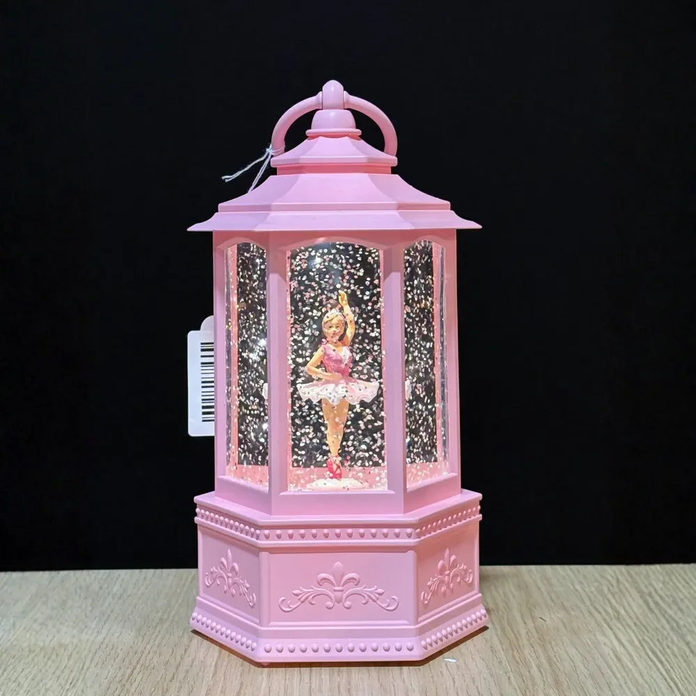 Autres décorations de Noël - Lanterne Boule à Neige LED – Danseuse Étoile Blanche - BLUE STAR B.V.