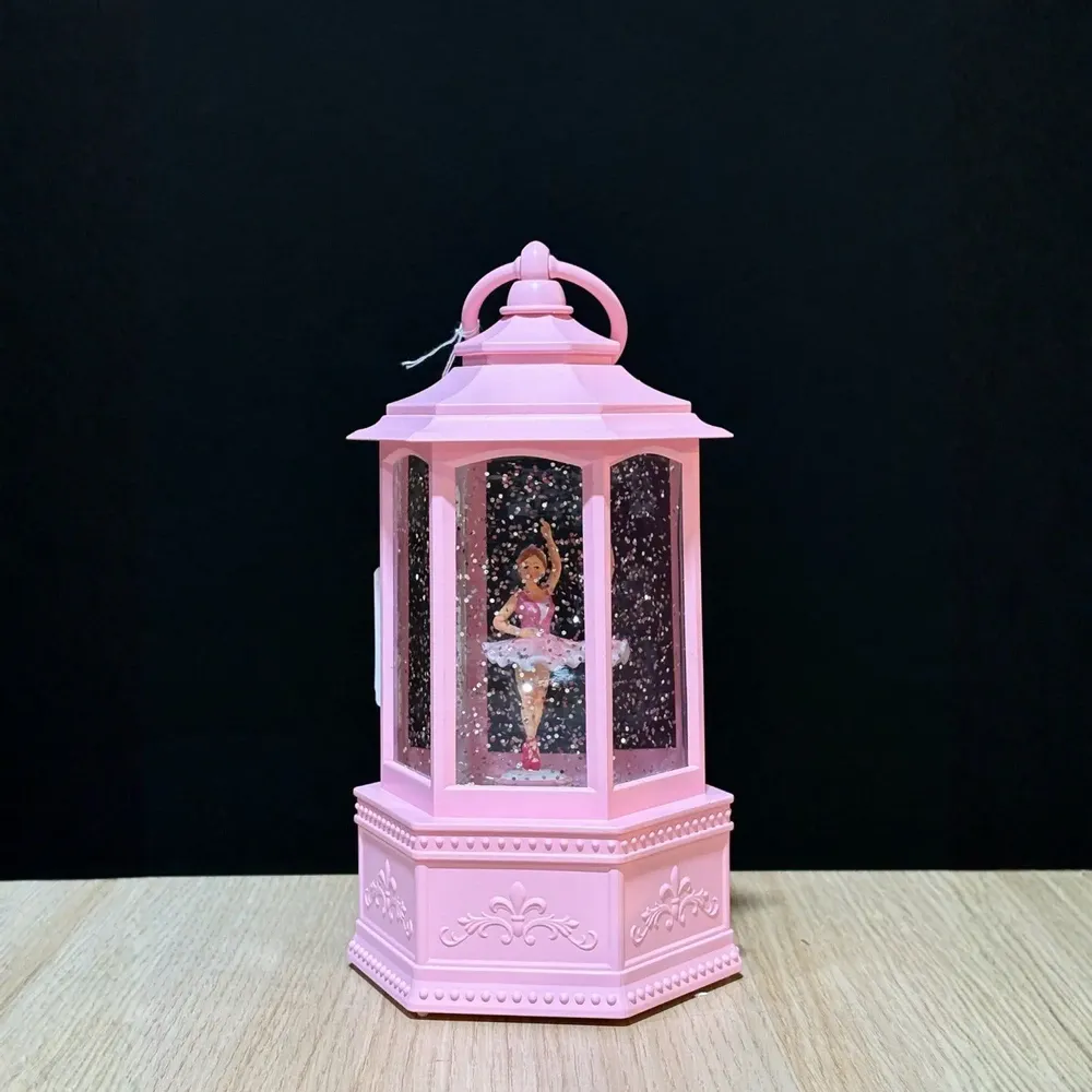 Autres décorations de Noël - Lanterne Boule à Neige LED – Danseuse Étoile Blanche - BLUE STAR B.V.