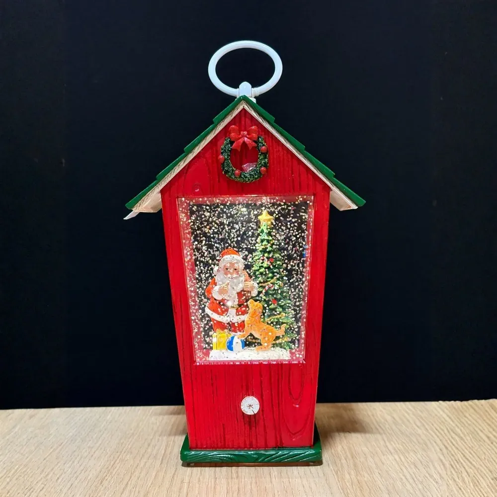 Autres décorations de Noël - Lanterne Boule à Neige LED – Père Noël & Renne - BLUE STAR B.V.