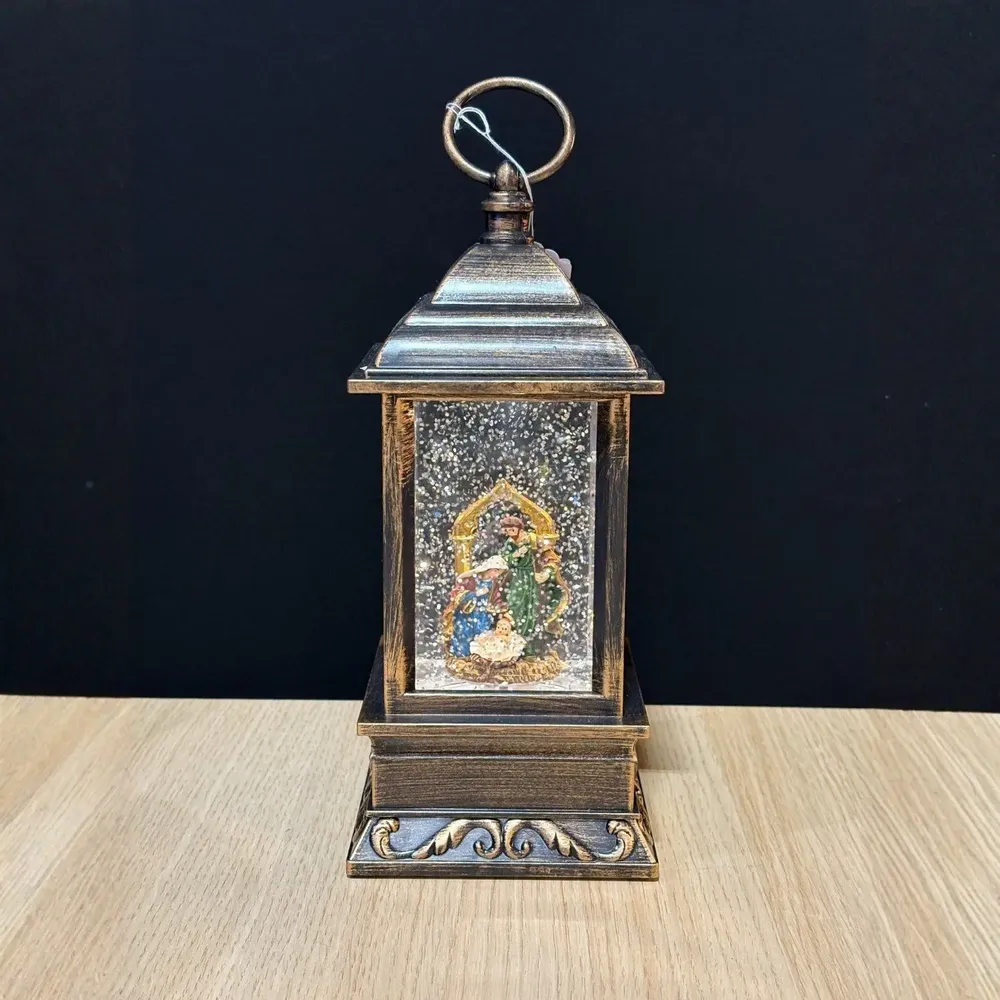 Nativity scenes and santons - LED Nativity Lantern – Golden Arch & Music - BLUE STAR B.V.