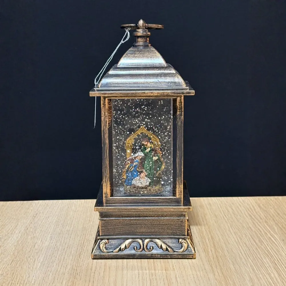 Nativity scenes and santons - LED Nativity Lantern – Golden Arch & Music - BLUE STAR B.V.