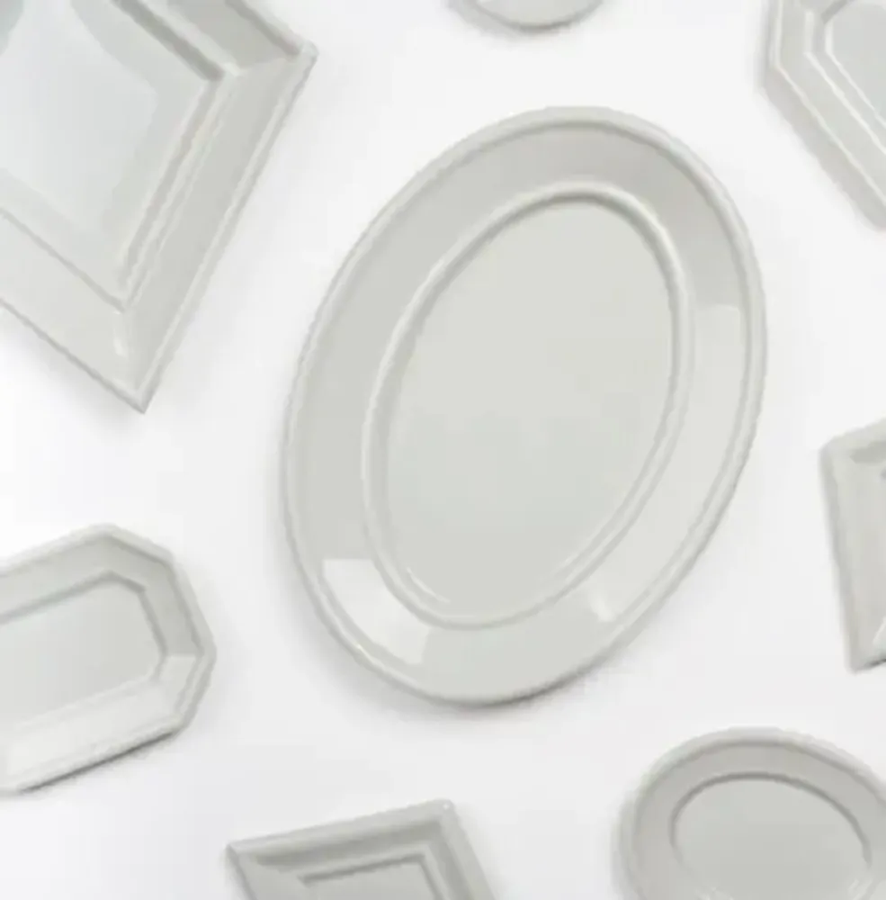 Cadeaux - MUJAGI] Assiette à lait Large_Oval/Polygon/Dia - KCDF