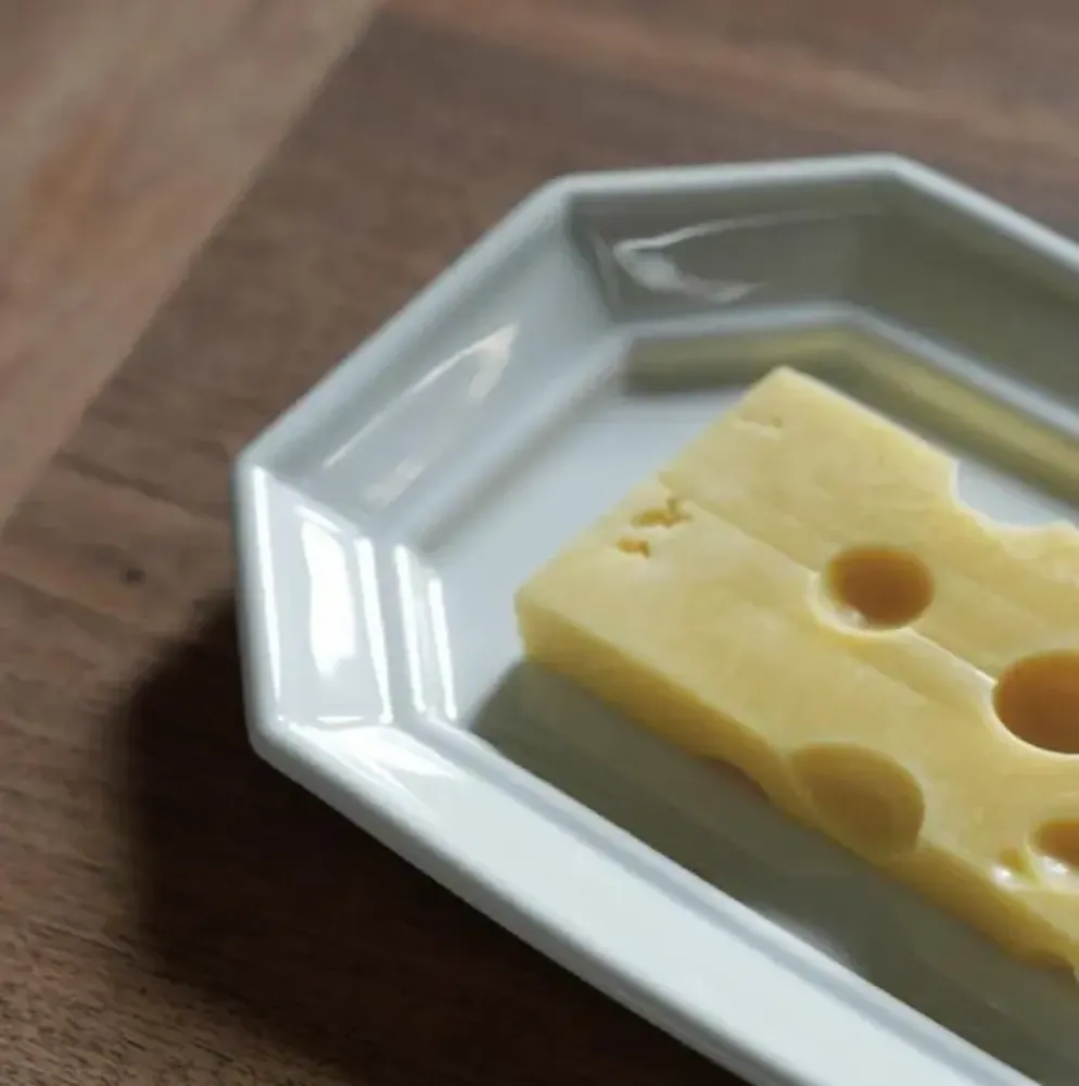 Cadeaux - MUJAGI] Assiette à lait Large_Oval/Polygon/Dia - KCDF