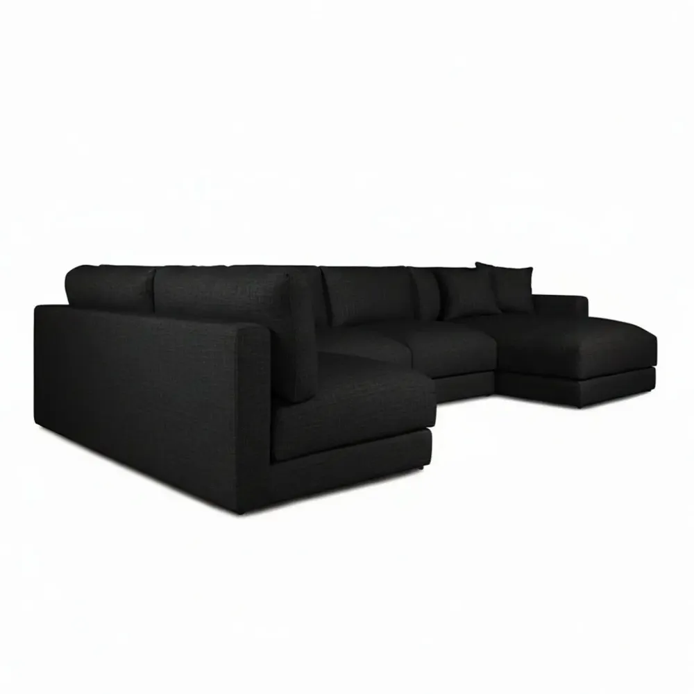 Sofas for hospitalities & contracts - Black Nuvo |Modular sofa - CREARTE COLLECTIONS