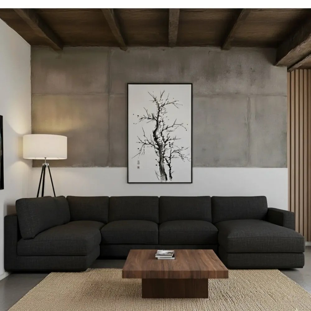 Sofas for hospitalities & contracts - Black Nuvo |Modular sofa - CREARTE COLLECTIONS