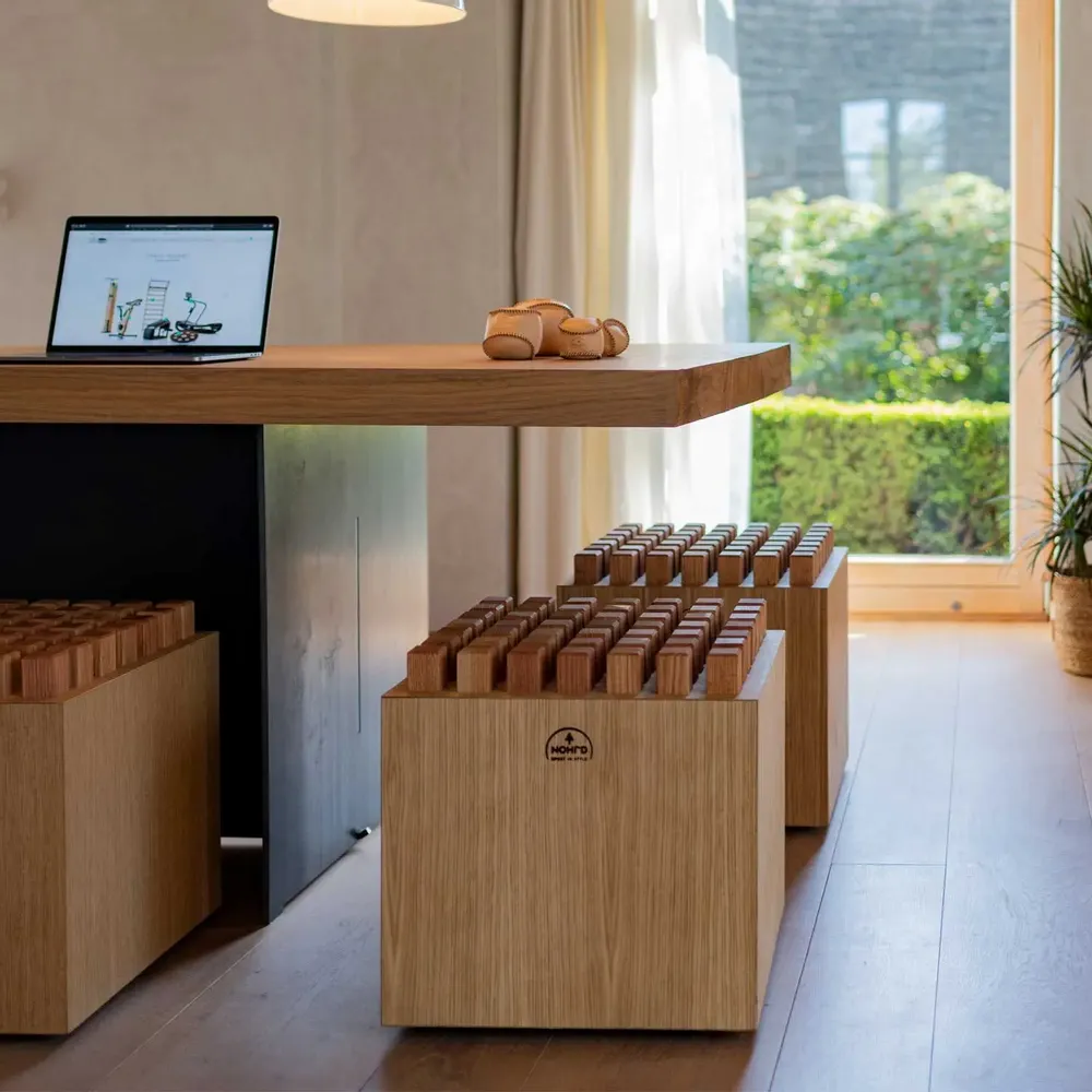 Stools - NOHRD HedgeHock | Wooden stool - WATERROWER | NOHRD