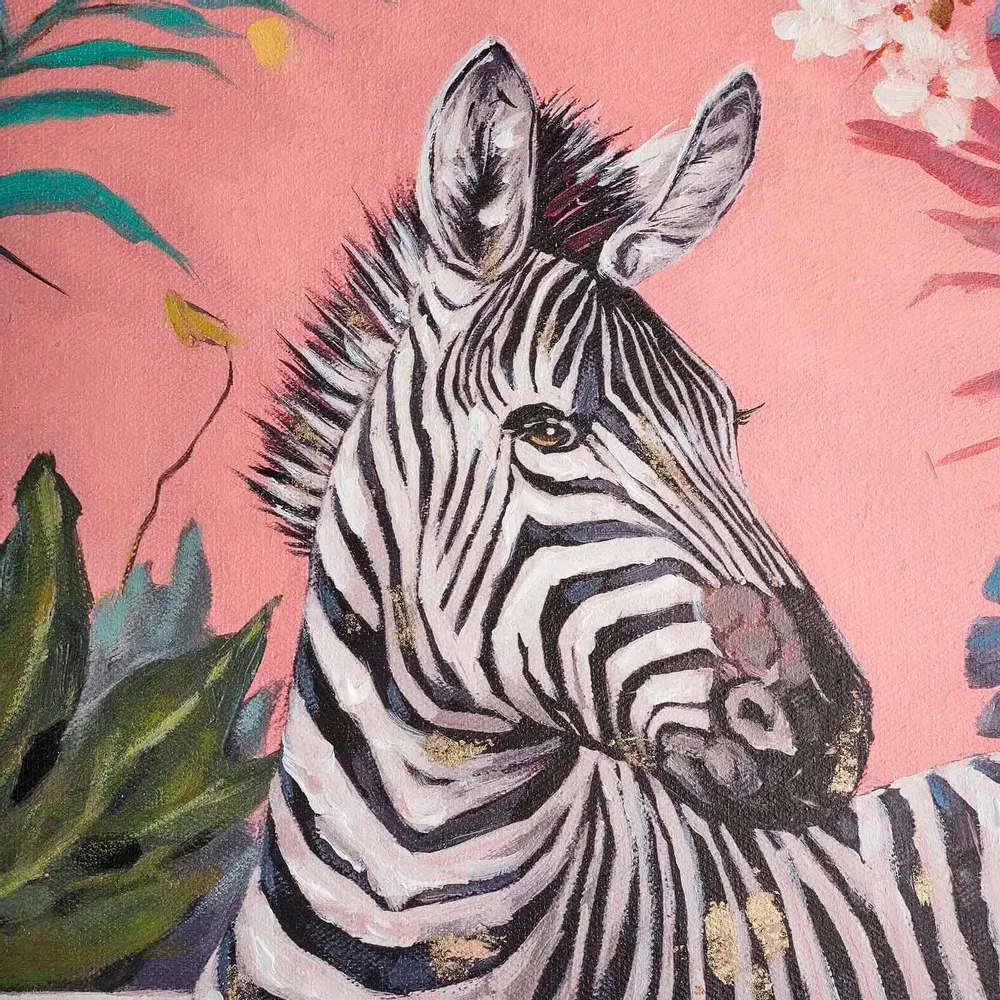 Tableaux - Peinture Zebra "La baignoire de Zora" - WERNER VOSS