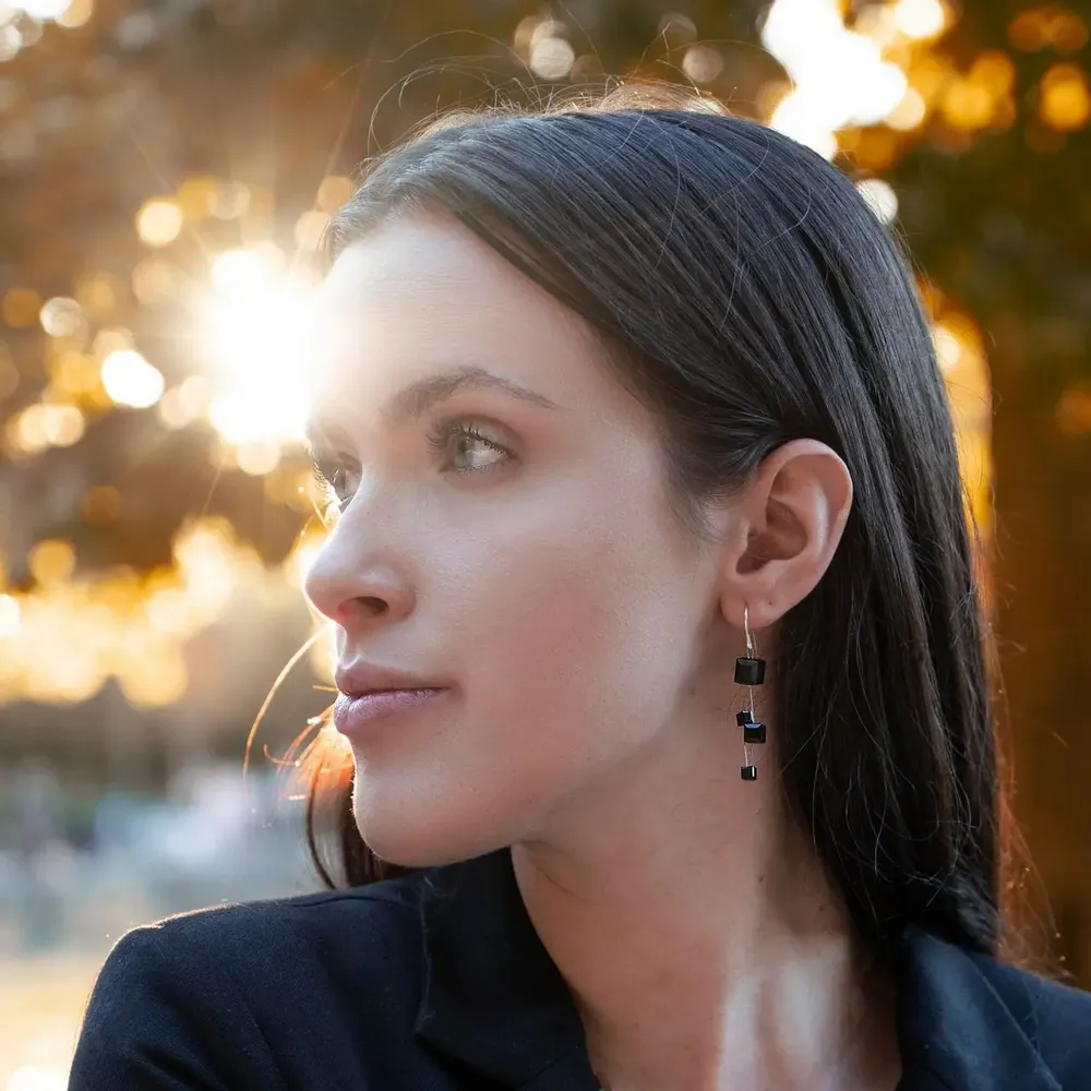 Bijoux - Boucles d'oreilles CUBE - MIRAVIDI